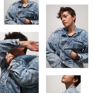 Vintage 80’s Acid Wash Jean Jacket